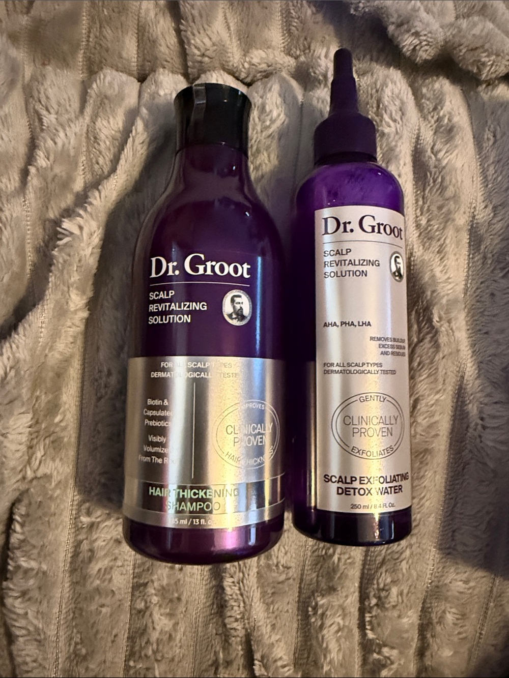Purple Scalp Revitalizing Solution - Hair Thickening Shampoo & Detox Water